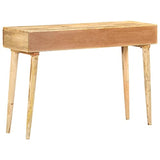 vidaXL Bois de Manguier Massif Table Console Table de Couloir Table d'Entrée Table sous Miroir Salon Salle de Séjour Maison Intérieur 115x35x76 cm