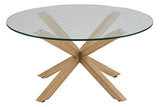 Marque Amazon - Movian Zala - Table basse, 82 x 82 x 40 cm (longueur x largeur x hauteur), Marron