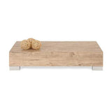 Mobili Fiver, iCube 90 Table de Salon, Mélaminé, chêne naturel, 90 x 60 x 18 cm