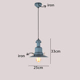 YLCJ Lustre nordique industriel rétro personnalité décorative lumières couleur personnalisée unique tête lustres de restaurant