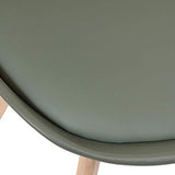AltoBuy MEDALINE - Lot de 2 Chaises Scandinaves Kaki