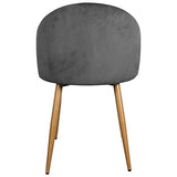 Nimara Lot de 2 Chaises en Velours au Design scandinave, Chaise de Salle à Manger et Chaise de Cuisine en Tissu, Chaise de Salle à Manger