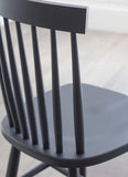 Garden Trading Spindle Dos Chaise en Carbone - Hêtre