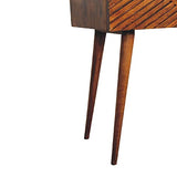 Artisan Furniture Table Console Chestnut Lille, Bois de Mangue, châtaigne, Taille Unique