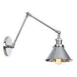 JING Lampe Murale Vintage Ajustable Simplicité E27 avec Bras Oscillant Applique Murale (110-240V, sans Ampoule Incluse)