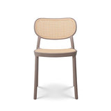 Kosmi - Chaise de Salle à Manger Beige Style Vintage