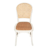 BISCOTTINI INTERNATIONAL ART TRADING Biscottini Thonet 88 x 45 x 45 cm Cuisine | Chaises en Bois Blanches, frêne, Blanc, 88x45x45 cm