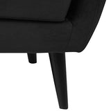 Marque Amazon - Movian Lina - Canapé 2,5 places aux pieds en bois noir, 82 x 184 x 82 cm (longueur x largeur x hauteur), Anthracite
