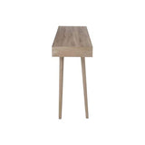 Paris Prix - Console 1 Tiroir en Bois Ayana 150cm Naturel
