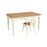 Biscottini Chaise Bois avec accoudoirs Thonet 77x45x42 cm | Chaise Salle a Manger | Chaise Cuisine en Bois Massif | Chaise bistrot | Chaise Blanche