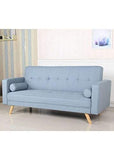 Menzzo Slow Canapé, Tissu, Bleu Clair, 186