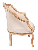 Biscottini Fauteuil Salon Louis XVI 80x63x57 cm | Patriculaire Fauteuil Chambre | Fauteuil Louis XVI | Chaise Louis XVI | Fauteuil Baroque France