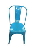 F&T Chaises en métal de Style Industriel-Chic Package DE 4 Pieces Tolix Design Couleurs Mixtes