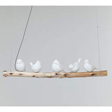 Kare 38804 Suspension Dining Birds, naturel