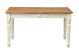 Biscottini Table, Bois, Blanc, L 140 x PR 80 x H 80 cm