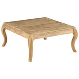 N/O Profitez de Vos achats avec Table Basse 80x80x40 cm Bois de manguier Massif