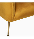 ATMOSPHERA CREATEUR D'INTERIEUR ATM-179149B Fauteuil Velours Leria Ocre Atmosphera, cm