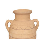 Biscottini Vase en terre cuite du sahara 50 x 24 x 30 cm | grands pots en terre cuite à la main | Anphore de jardin décoratif et fonctionnels