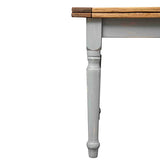 Biscottini Table a Manger Extensible 160x80x80 cm Made in Italy | Table Cuisine | Table Extensible Style Country | Table Salle a Manger Extensible