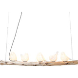 Kare 38804 Suspension Dining Birds, naturel
