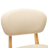 vidaXL 2X Tabourets de Bar Chaises de Comptoir Chaises de Bar Sièges de Comptoir Sièges de Bistro Tabourets de Pub Maison Intérieur Crème Tissu