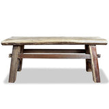 vidaXL Banc Bois de Récupération Massif Entrée Cuisine Tabouret Banquette