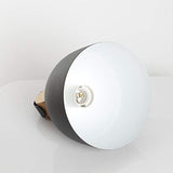 Chrasy E27 Moderne Metal Suspensions Luminaire Sphérique Plafonnier Lustre Industriel en Métal Plafonnier Lustre Plafonnier Lampe LED (Noir)