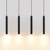Arcchio LED Suspension Kammeron (Moderne) en Noir Métal e. a. pour Salon & Salle à manger (à 4 lampes,), Suspension, lampe, plafonnier, suspension