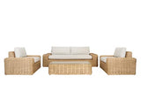 Vente-unique - Lot de 2 Fauteuil de Jardin en résine tressée - Obidos