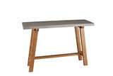 Macabane Console, Chene Clair/Beton, 115 x 38 x 77,5 cm