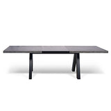 Paris Prix - Temahome - Table De Repas Extensible apex 200-250cm Béton & Noir Mat