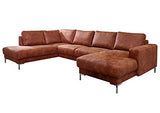 MASSIVMOEBEL24.DE Canapé d'angle (Cognac) - London