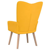 vidaXL Chaise de Relaxation Siège de Relaxation Chaise de Détente Fauteuil de Salon Salle de Séjour Siège de Salon Intérieur Jaune Moutarde Velours