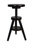 Magnetic Mobel Tabouret à vis Solide Petit déjeuner Cuisine Nouveau hêtre (Noyer)