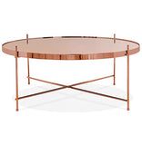 Alterego Table Basse de Salon 'Kolos BIG' Couleur cuivre