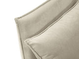 MICADONI - Fauteuil Agate - 1 Place - Velours - Beige