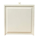 Biscottini Table, Bois, Blanc, L 140 x PR 80 x H 80 cm