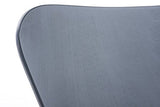 Chaise Empilable Calisto en Bois - Assise Ergonomique - Chaise de Salle d'Attente en Bois Chaise, Hauteur Assise 45 cm -Couleurs au Choix:, Couleur:Gris
