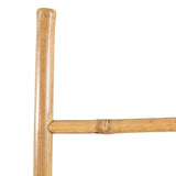 vidaXL Echelle à Serviettes 5 Echelons Tangement de Serviettes Porte-serviettes Support Douche Salle de Bain Maison Intérieur Bambou 150 cm