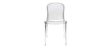Miliboo Chaises empilables Design Transparentes (Lot de 2) THALYSSE