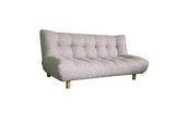Meubletmoi Canapé Greige Gris/Beige 3 Places Convertible lit - Banquette système Facile clic-clac - Moelleux et Confortable - Maya