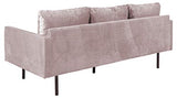 Marque Amazon - Movian Eli - Canapé 3 places, 85 x 200 x 83 cm (longueur x largeur x hauteur), Rose poudreux