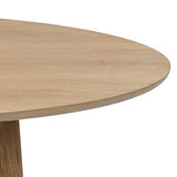AC Design Furniture Pernille Table à Manger Ronde, Ø: 120 x 75,5 cm, Chêne, Bois, 1 pc