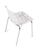 KAYELLES Lot 4 chaises Cuisine Design Moderne - Chaise Salle a Manger IKO (Blanc, 4)