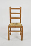 Tommychairs - Chaise Rustica pour Cuisine, Bar et Salle à Manger, Robuste Structure en Bois de hêtre peindré en Couleur chêne et Assise en Paille