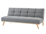 Canapé Convertible clic-clac en Tissu ORNETA - Gris - Vente-unique