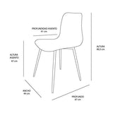 HOME DESIGN Ventemeublesonline Chaise LEBAH