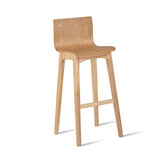 Moolo Tabourets de Bar Chaise, café Simple en Bois Massif