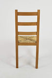 Tommychairs - Chaise Rustica pour Cuisine, Bar et Salle à Manger, Robuste Structure en Bois de hêtre peindré en Couleur chêne et Assise en Paille