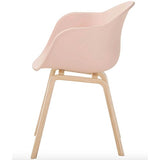 Damiware Romeo Ensemble de 2 | Chaises Tendance rétro | Chaises à Manger | Rose (Rose)